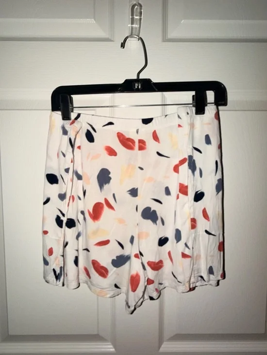 Soma XL Lounge Set Coral Tee & Printed Shorts Soft Pajamas - Picture 9 of 11